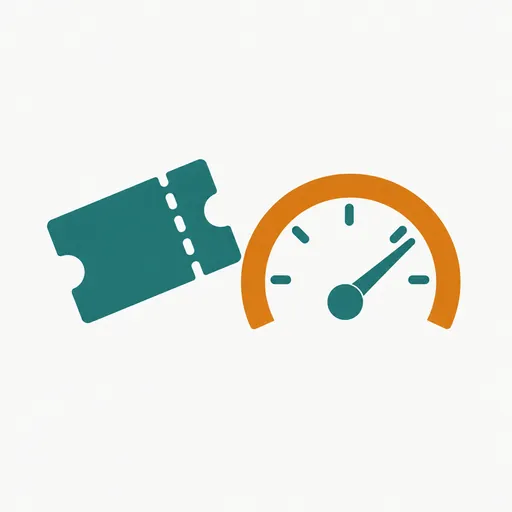 A ticket and a meter: seat plus usage.