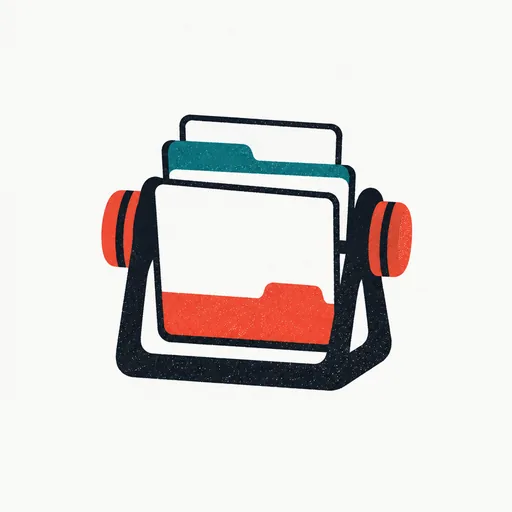 A single card index, standing for one shared record of everyone outside the organization.