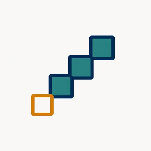 A staircase missing its bottom step: fewer junior roles.