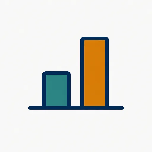 A short bar and a tall bar: the expectations gap.
