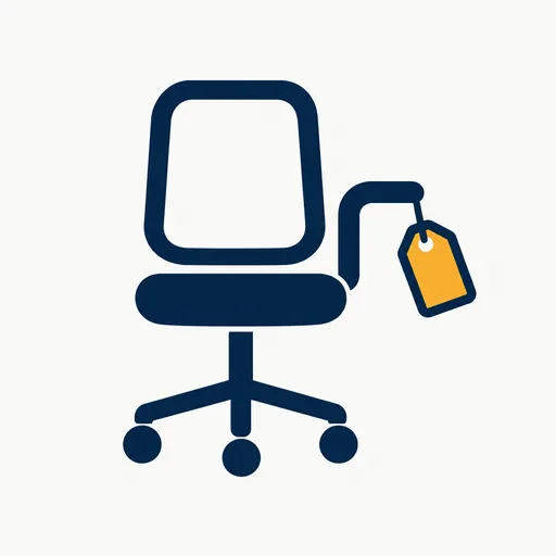 A seat with a price tag.