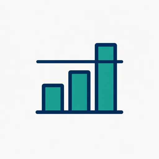 Three bars of different heights: coverage thresholds.