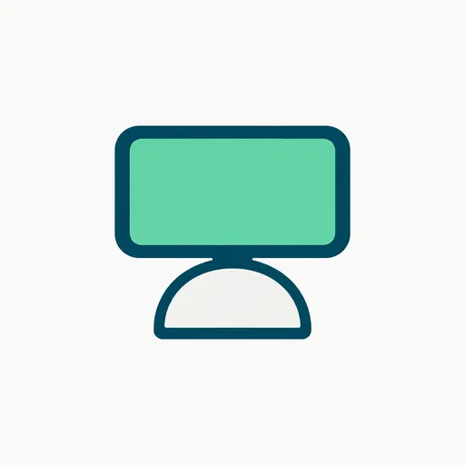 A small display on a domed speaker base: the HomeView hub.
