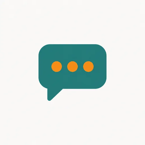 A speech bubble with an ellipsis: no comment yet.