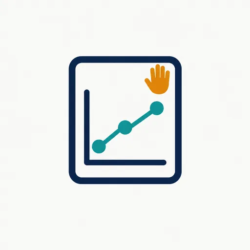 A chart card with an amber raised hand: it reads by default and asks before changing anything.
