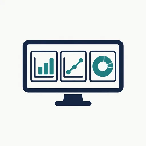 A dashboard with three chart tiles: BI for a whole team.