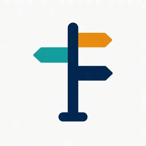 A signpost with three arms: choose by the step that hurts most.
