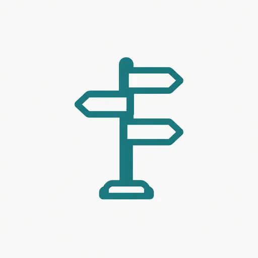 A signpost with three arms: choose by who does the work.