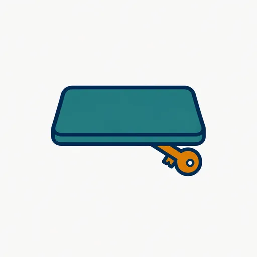 A key under a doormat: an old weakness.