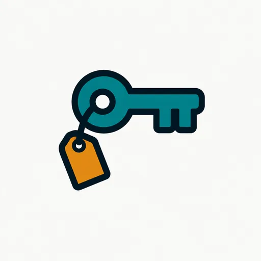 A key with a price tag: a license, not a purchase.