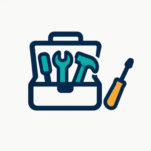 A toolbox with one tool set apart.