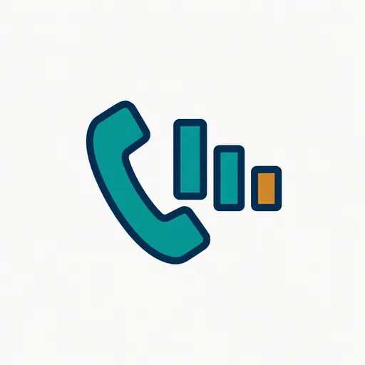 A falling bar chart beside a phone handset: fewer hotline referrals.