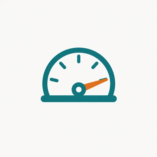 A speedometer pushed to the right: a plan sold on speed.