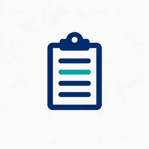 A clipboard with a waiting list.
