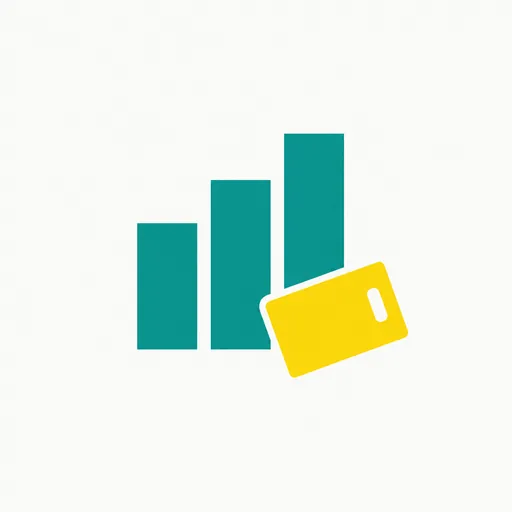 Teal bars beside a yellow key card: vote counts reached with a token.