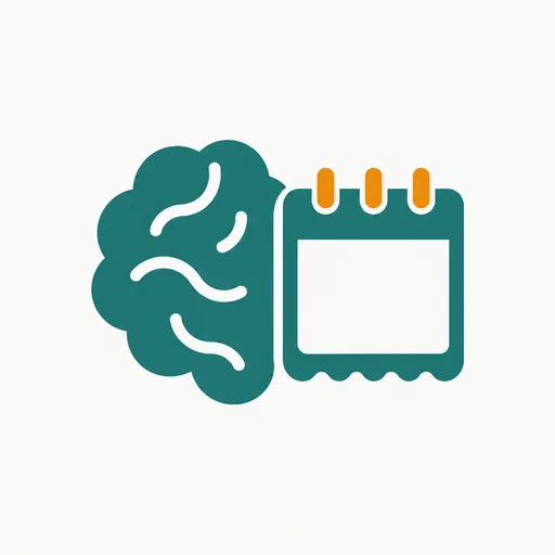 A brain beside a calendar page: what a model knows, and since when.