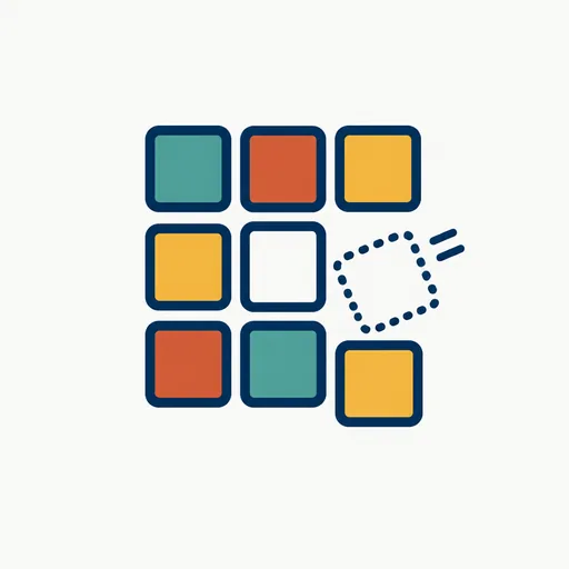 A grid with one missing square being filled in: predicting the unobserved sky.