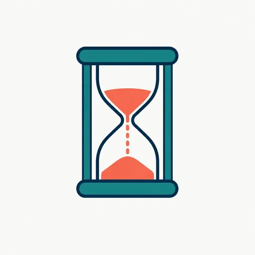 An hourglass with sand mid-fall: what coming weeks has meant before.
