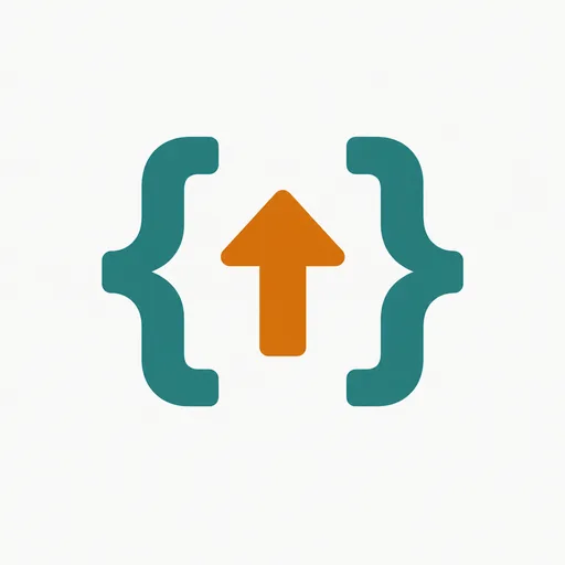 Code braces with an arrow pointing up: better code retrieval.