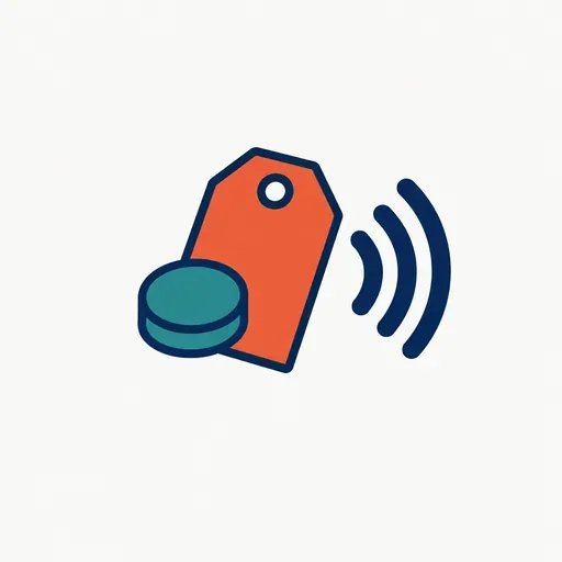 A price tag with a coin beside a short sound wave: the price of a minute of speech.
