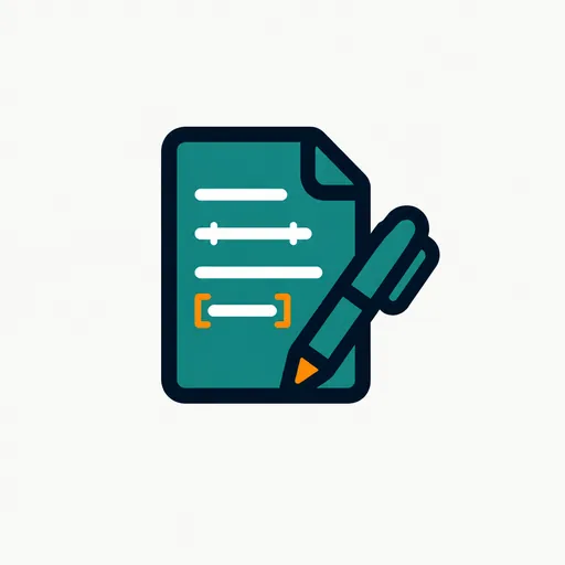 A marked-up document: legal agent work.