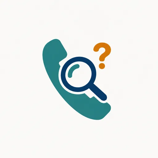 A magnifying glass over a phone handset: the claims still need checking.