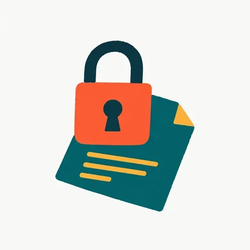 A closed padlock on a document, standing for an unpublished model card.