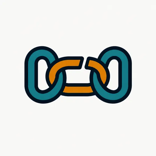 A chain link breaking: supply chain.