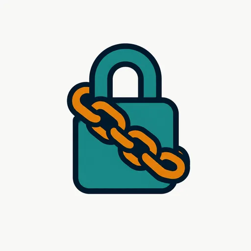 A padlock with a skull: ransomware.