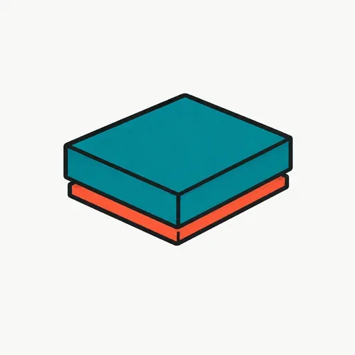 Two stacked slabs, a large one on top and a thin one beneath: the decision layer under the model.