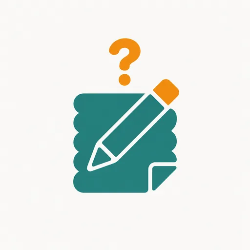 A pencil on a napkin with a question mark: estimates, not data.