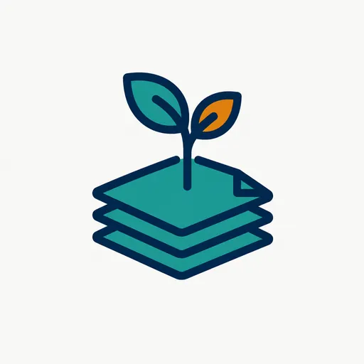 A seedling from pages: organic data.