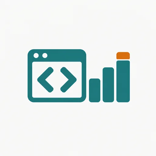 A code window beside rising bars: coding and agent benchmarks.