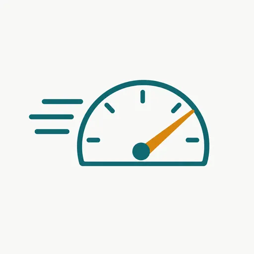 A speedometer with its needle far right: very fast single-stream decoding.