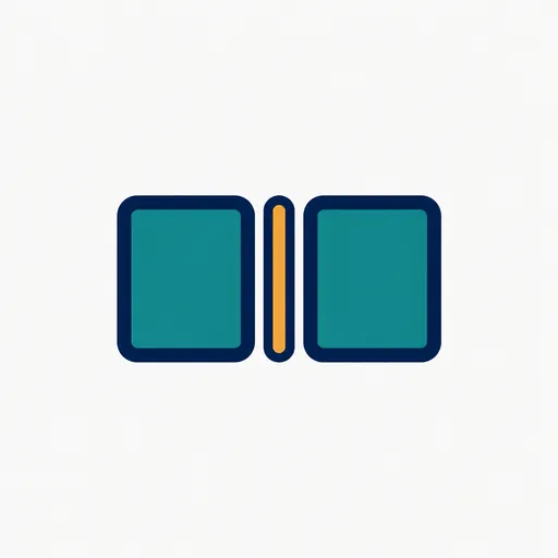 Two boxes with a clean gap between them: a role boundary.