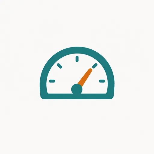 A speedometer gauge: tokens per minute at each tier.