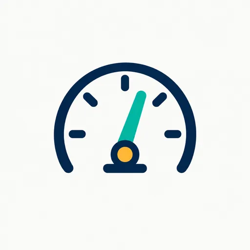 A speedometer with its needle near the top.