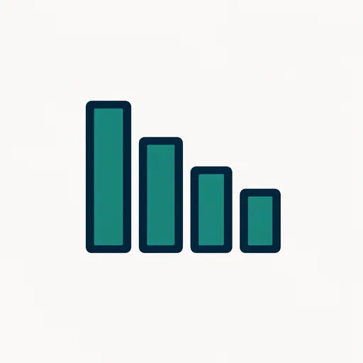 Four bars stepping down: savings by take.