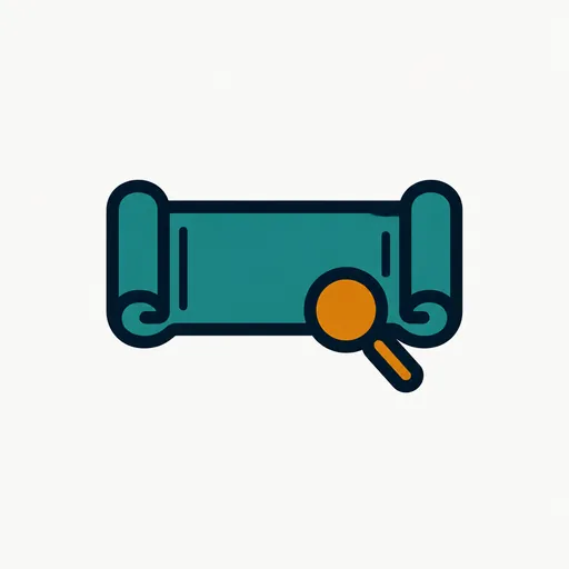 A long scroll under a magnifier: long context.