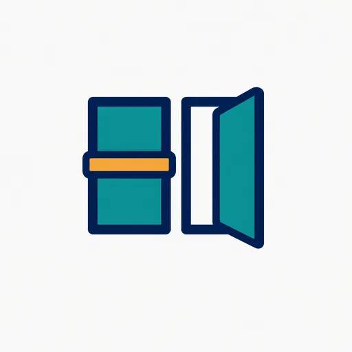 A second, open door beside the closed one: the route that stays.