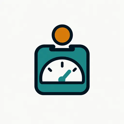 A meter with coins: pay as you go.