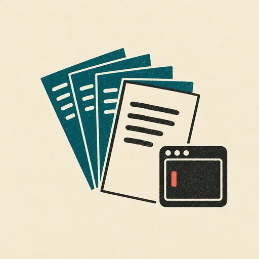 Four of five code sheets in teal: more than 80 percent of Anthropic's merged code is written by Claude.